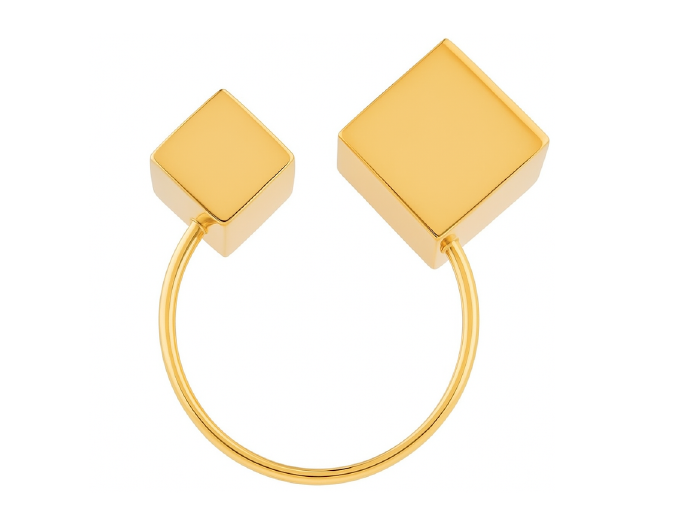 Bracelete Cubo Assimétrico P