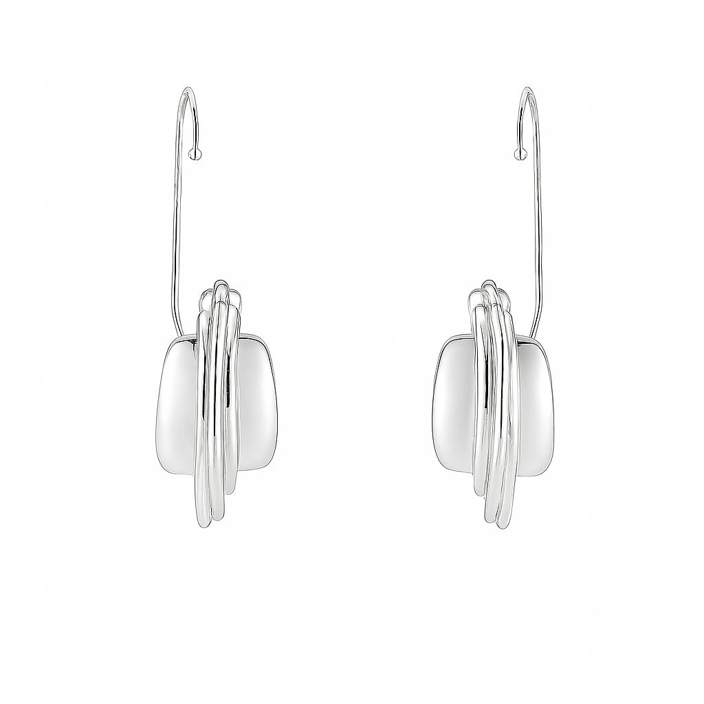 Brinco Argola Prismática