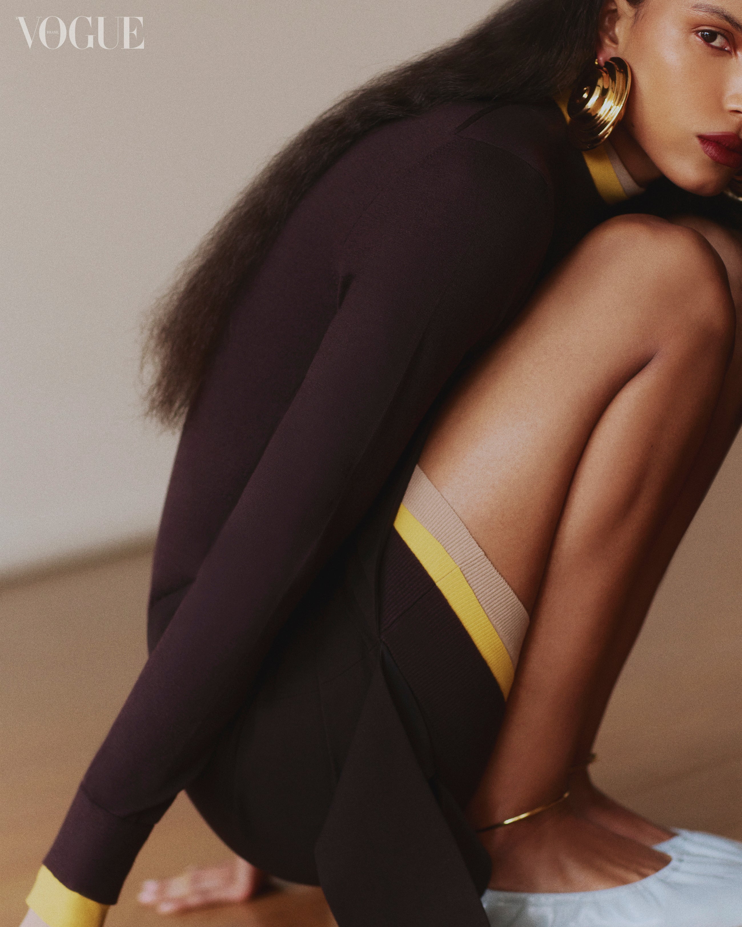 Brinco Argola Prismática